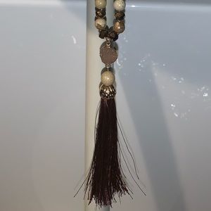 Tassel necklace